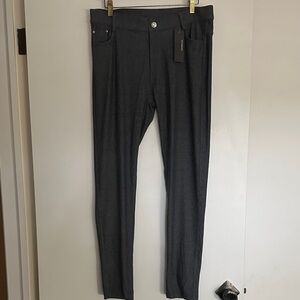 Gray Slim Fit Pants